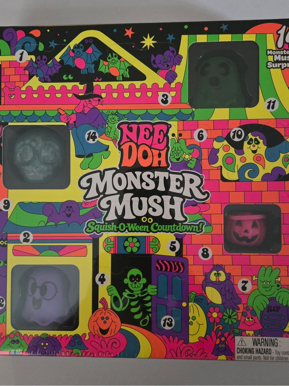 VIRAL Rare NeeDoh Monster Mush Squish-O-Ween Countdown! 🎃👻